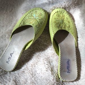 Size 9 Mia beaded mules